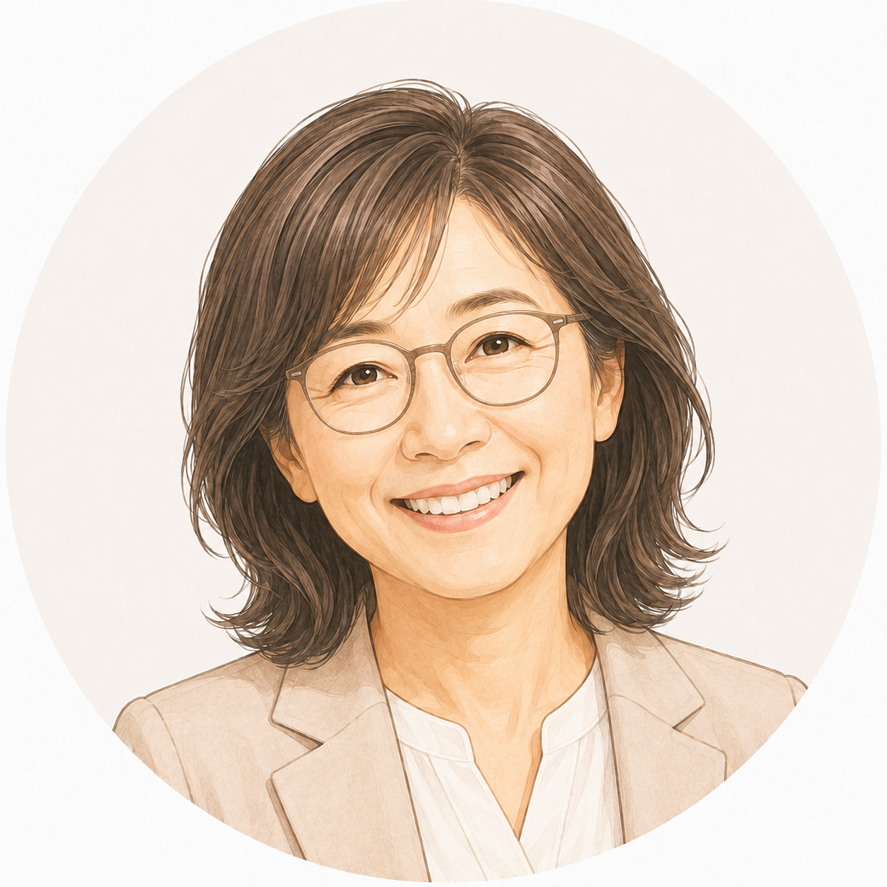 コミュニティ運営担当の似顔絵